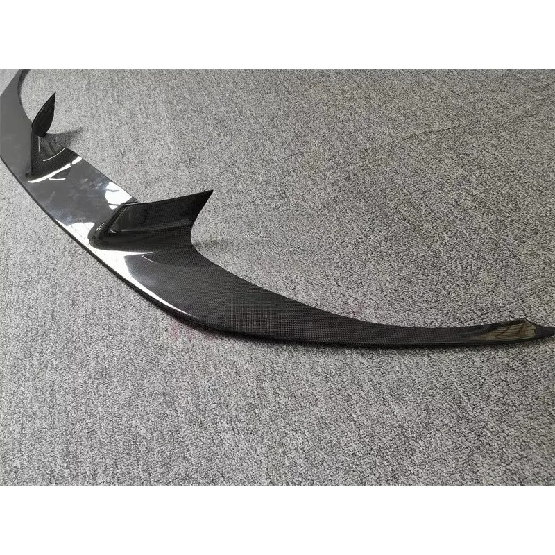 Factory Direct Sales of Dry Carbon Fiber N Style Front Bumper Middle Lip for  F8 Tributo Spider Body Kit Rear Diffuser Sp